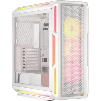 Caja para PC CORSAIR - 5000T LX RGB Midi-Tower (cristal templado) blanca
