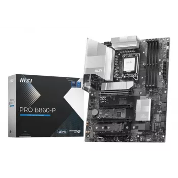 Placa base MSI PRO B860-P — Intel B860, LGA 1851, ATX, DDR5, 4 DIMM, 3×M.2, 5Gb LAN, HDMI 2.1
