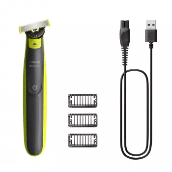 Afeitadora Philips Norelco OneBlade 360 QP2724/23 — 1 cuchilla, recortadora, Wet & Dry, recargable NiMH