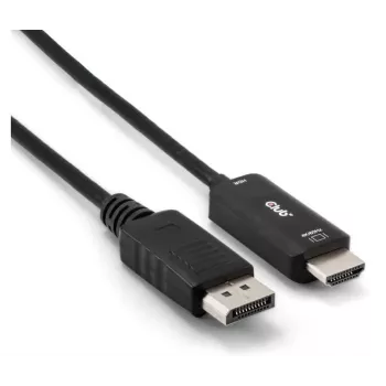 Cable CLUB3D CAC-1083 DisplayPort 2 m HDMI Type-D (Micro) negro