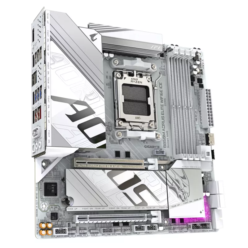 Placa base GIGABYTE B850M AORUS ELITE WIFI6E, AMD B850, socket AM5, Micro ATX