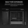 Caja Midi-Tower CORSAIR FRAME 4000D negra