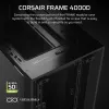 Caja Midi-Tower CORSAIR FRAME 4000D negra