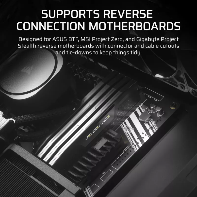 Caja Midi-Tower CORSAIR FRAME 4000D negra