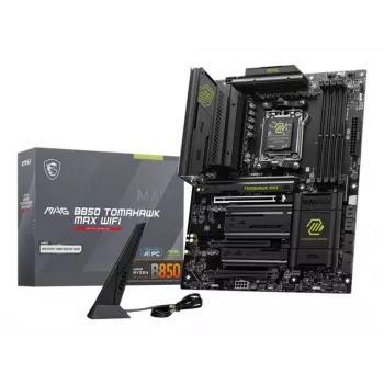 Placa base MSI MAG B850 TOMAHAWK MAX WIFI — AMD B850, socket AM5, ATX, DDR5, 4×M.2, Wi-Fi 7, 5Gb LAN, audio 7.1