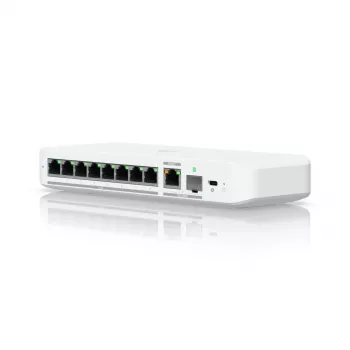 Switch gestionado UBIQUITI UniFi Flex 2.5G USW-FLEX-2.5G-8 — 8× 2.5G RJ-45, 1× 10G SFP+, L2, 60 Gbit/s