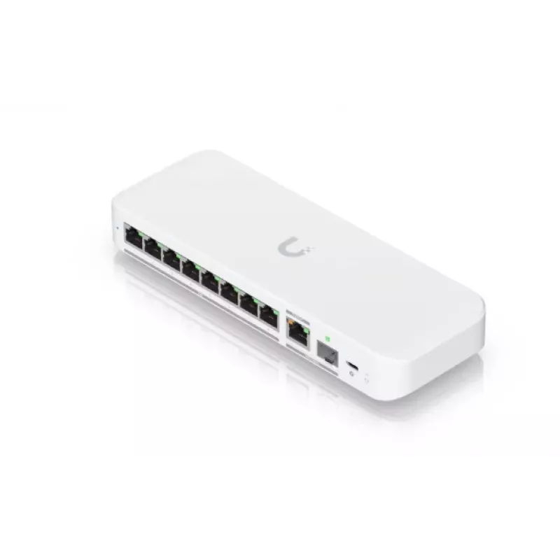 Switch gestionado UBIQUITI UniFi Flex 2.5G USW-FLEX-2.5G-8 — 8× 2.5G RJ-45, 1× 10G SFP+, L2, 60 Gbit/s