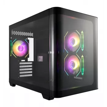 Caja FSP S380-BA Mini Tower mITX, mATX negra ARGB