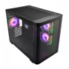 Caja FSP S380-BA Mini Tower mITX, mATX negra ARGB