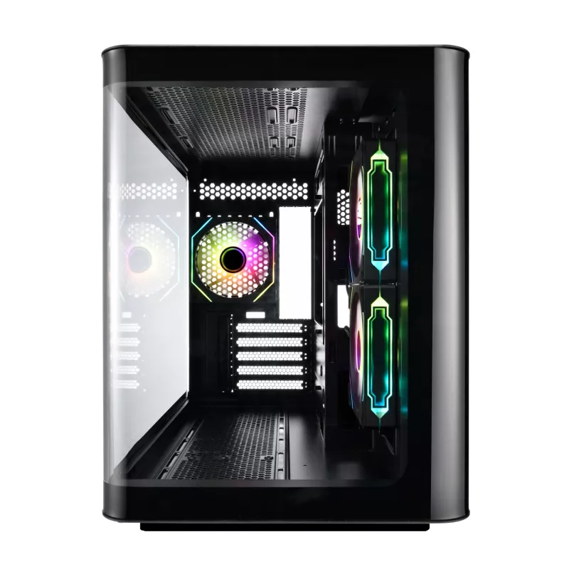 Caja FSP S380-BA Mini Tower mITX, mATX negra ARGB