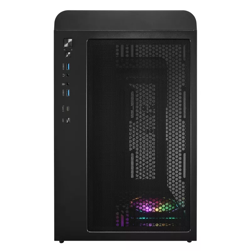 Caja FSP S380-BA Mini Tower mITX, mATX negra ARGB