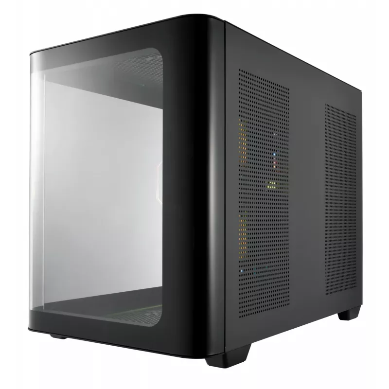 Caja FSP S380-BA Mini Tower mITX, mATX negra ARGB