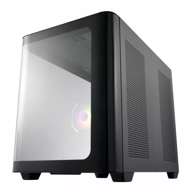 Caja FSP S380-BA Mini Tower mITX, mATX negra ARGB