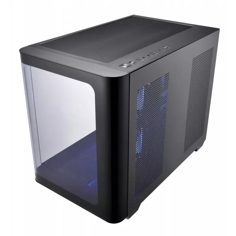 Caja FSP S380-BA Mini Tower mITX, mATX negra ARGB