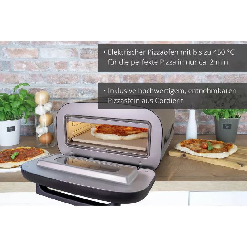 Horno para pizza Unold 68805 1 pizza 1700 W negro