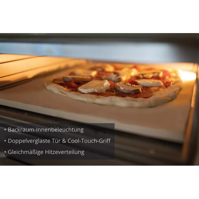 Horno para pizza Unold 68805 1 pizza 1700 W negro