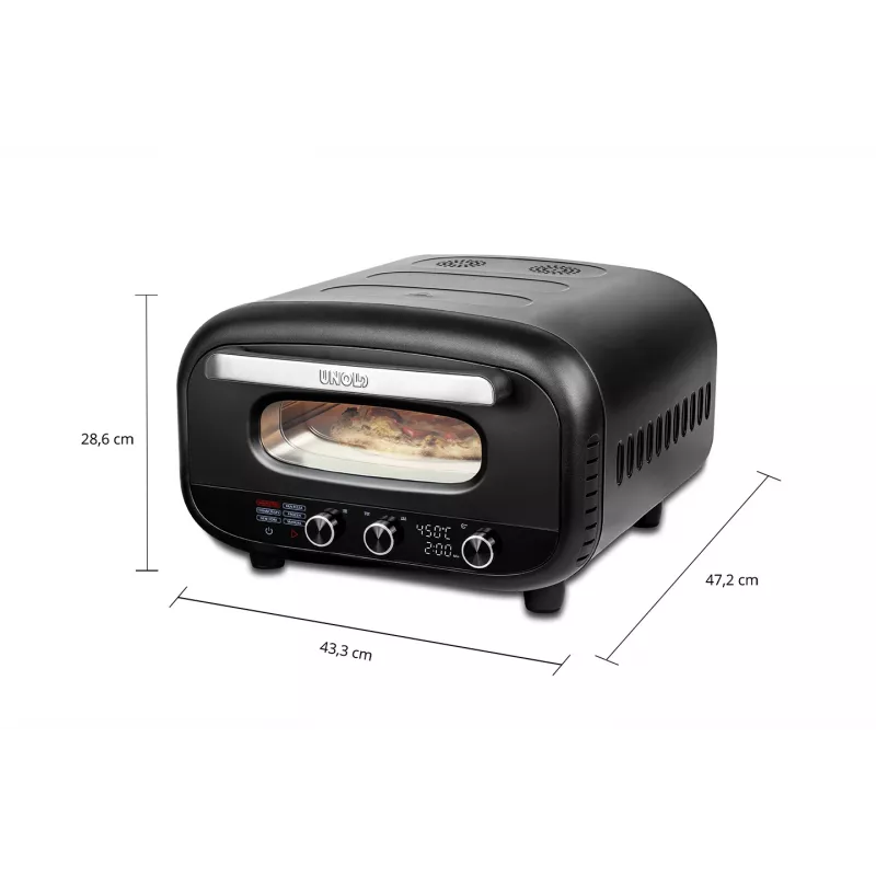 Horno para pizza Unold 68805 1 pizza 1700 W negro