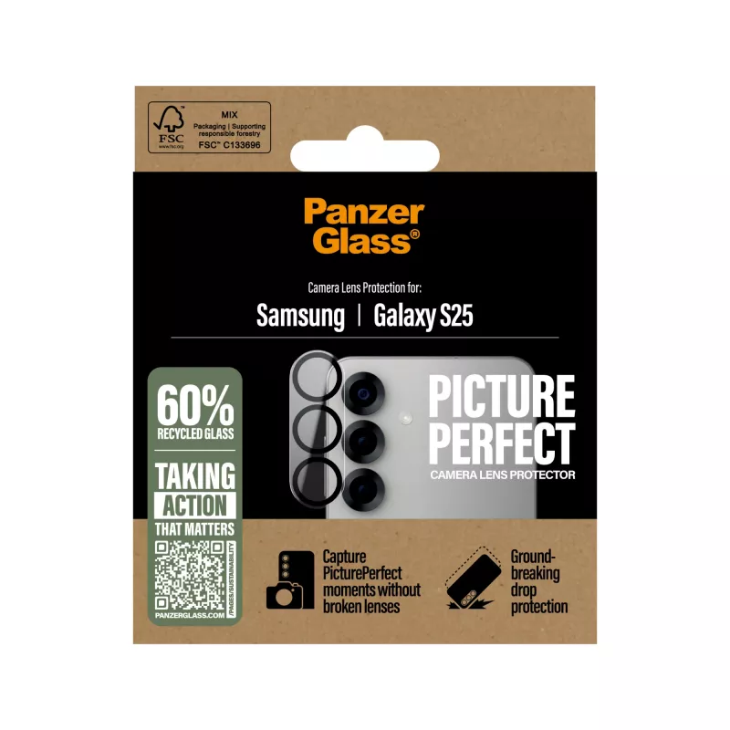 PanzerGlass ® PicturePerfect protector de objetivo de cámara Samsung Galaxy S25