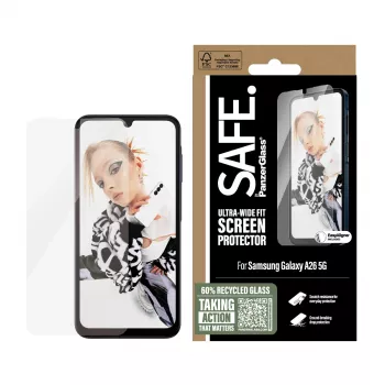PanzerGlass SAFE. by ® protector de pantalla Samsung Galaxy A26 5G | Ultra-Wide Fit con EasyAligner