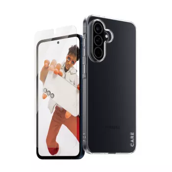 PanzerGlass CARE by Fashion pack 2 en 1 Samsung Galaxy A56 5G resistente a arañazos y golpes