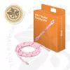 Club 3D CAC-3010 cable de perlas de USB-C a USB-C, 2 m, PD 60 W, 480 Mbps, rosa