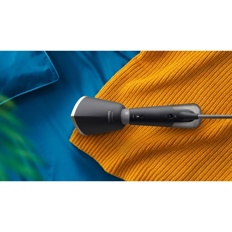 Philips serie 5000 STH5030/80 vaporizador de ropa de mano, 1300 W, 24 g/min, depósito de agua extraíble de 120 ml, gris oscuro