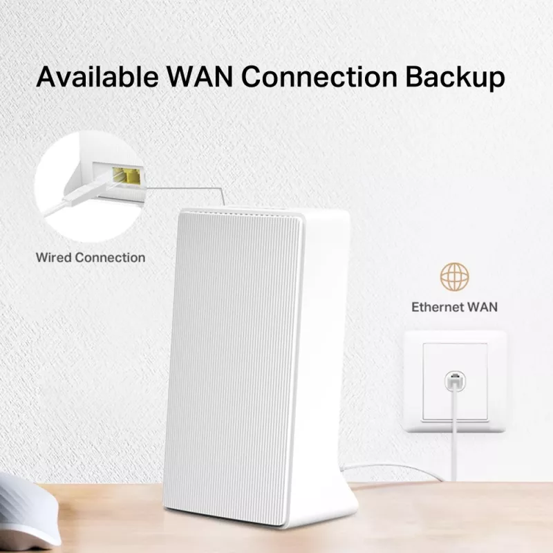 Router MERCUSYS MB130-4G WLAN Ethernet dual band (2,4 GHz / 5 GHz) – blanco