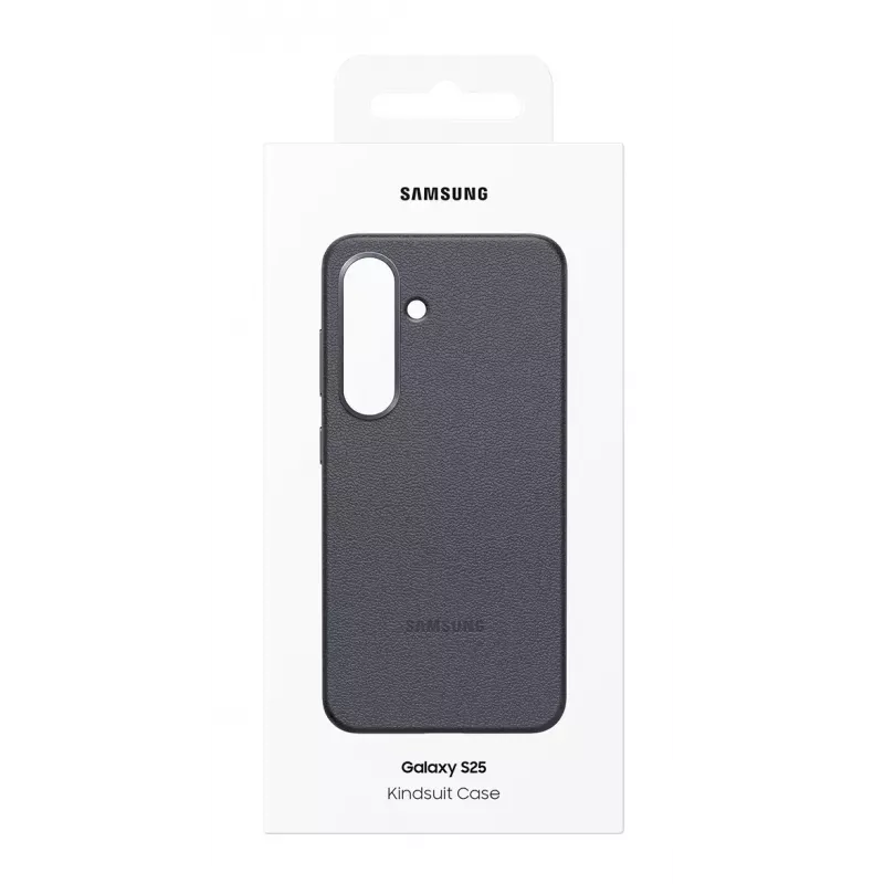 Funda Samsung Galaxy S25 de piel sintética Negra