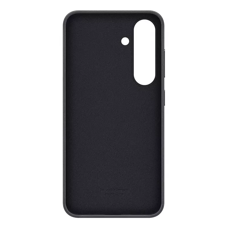 Funda Samsung Galaxy S25 de piel sintética Negra