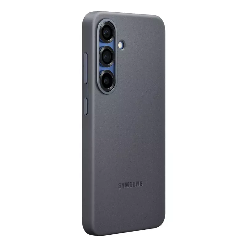 Funda Samsung Galaxy S25 de piel sintética Negra