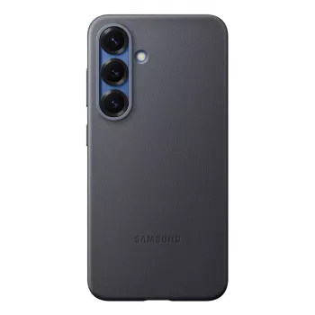 Funda Samsung Galaxy S25 de piel sintética Negra