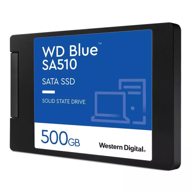 SSD WESTERN DIGITAL - WD Blue SA510 - 500GB - SATA 6Gb/s - 2.5in - 7mm con carcasa