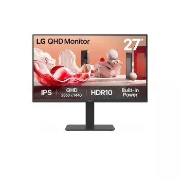 Monitor LG 27BA54QB-B 68,6 cm (27 inch) 2560 x 1440 píxeles Quad HD LCD Negro