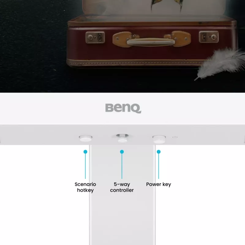 BenQ EW3290U Monitor de ordenador 79,2 cm (31.5 inch) 3840 x 2160 píxeles 4K Ultra HD LED Blanco
