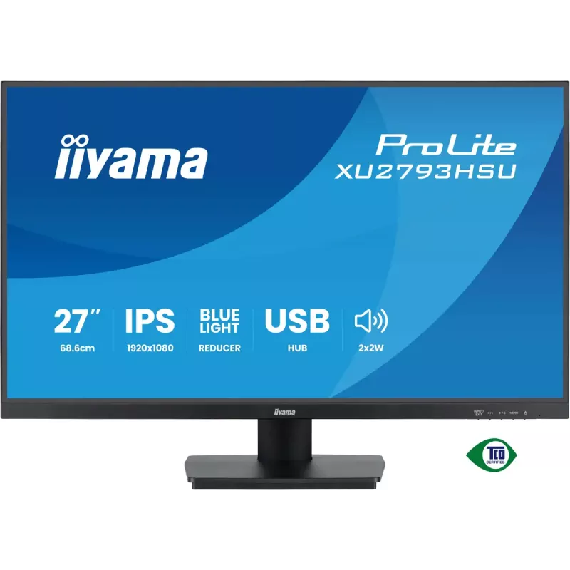 iiyama ProLite XU2793HSU-B7 Monitor de ordenador 68,6 cm (27 inch) 1920 x 1080 píxeles Full HD LED Negro