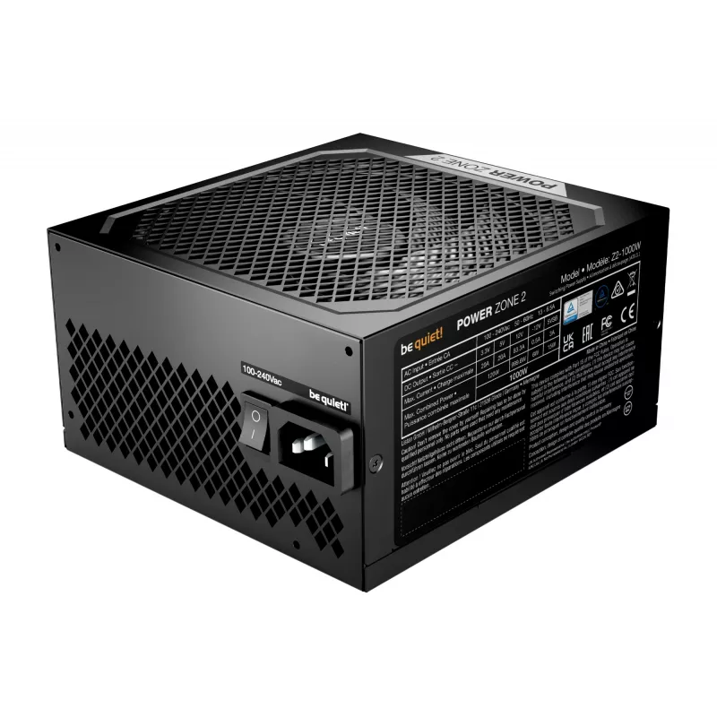 be quiet POWER ZONE 2 1000W Fuente de alimentación 20+4 pin ATX ATX Negro