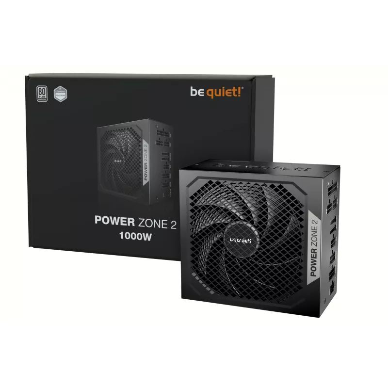 be quiet POWER ZONE 2 1000W Fuente de alimentación 20+4 pin ATX ATX Negro