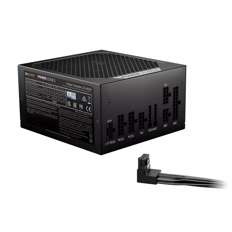 be quiet! POWER ZONE 2 850W Fuente de alimentación 20+4 pin ATX ATX Negro