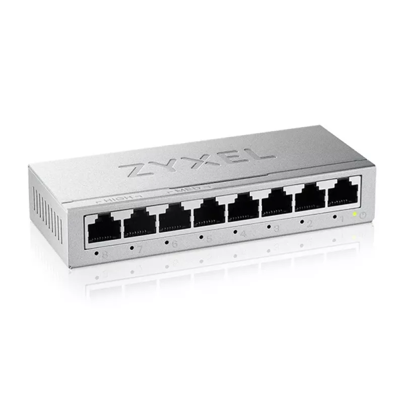 Zyxel GS-108BV5-EU0101F Switch de red No gestionado L2 Gigabit Ethernet (10/100/1000)