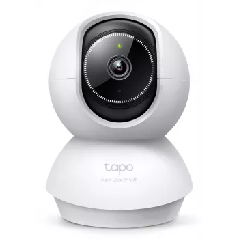 TP-Link Tapo Cámara de seguridad Wi-Fi con IA y giro/inclinación SPEC: 3K 5MP (2880×1620), 2.4 GHz, horizontal 360º