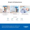 TP-Link Tapo Cámara de seguridad Wi-Fi con IA y giro/inclinación SPEC: 3K 5MP (2880×1620), 2.4 GHz, horizontal 360º