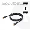 CLUB3D Cable DisplayPort™ 2.1 DP54™ certificado por VESA® 8K120Hz 3m/ 9.84ft