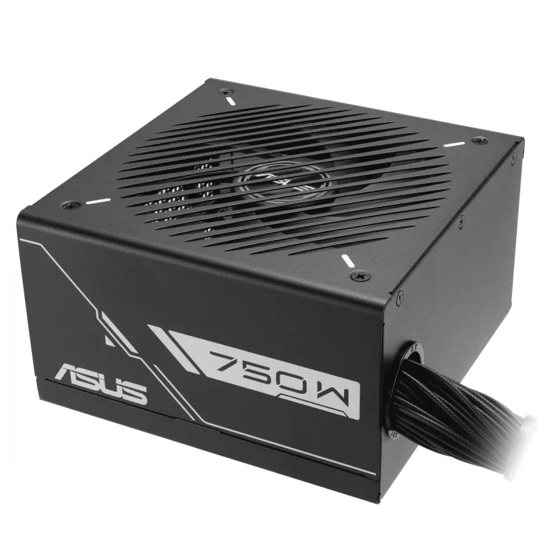 Fuente de alimentación ATX ASUS Prime‑750B‑Negro 750 W, 80 PLUS Bronze, ventilador de 135 mm, 20+4-Pin, 3× PCIe 8-Pin, no modular