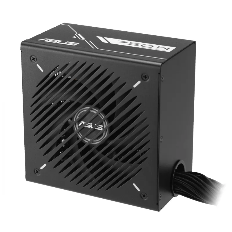 Fuente de alimentación ATX ASUS Prime‑750B‑Negro 750 W, 80 PLUS Bronze, ventilador de 135 mm, 20+4-Pin, 3× PCIe 8-Pin, no modular