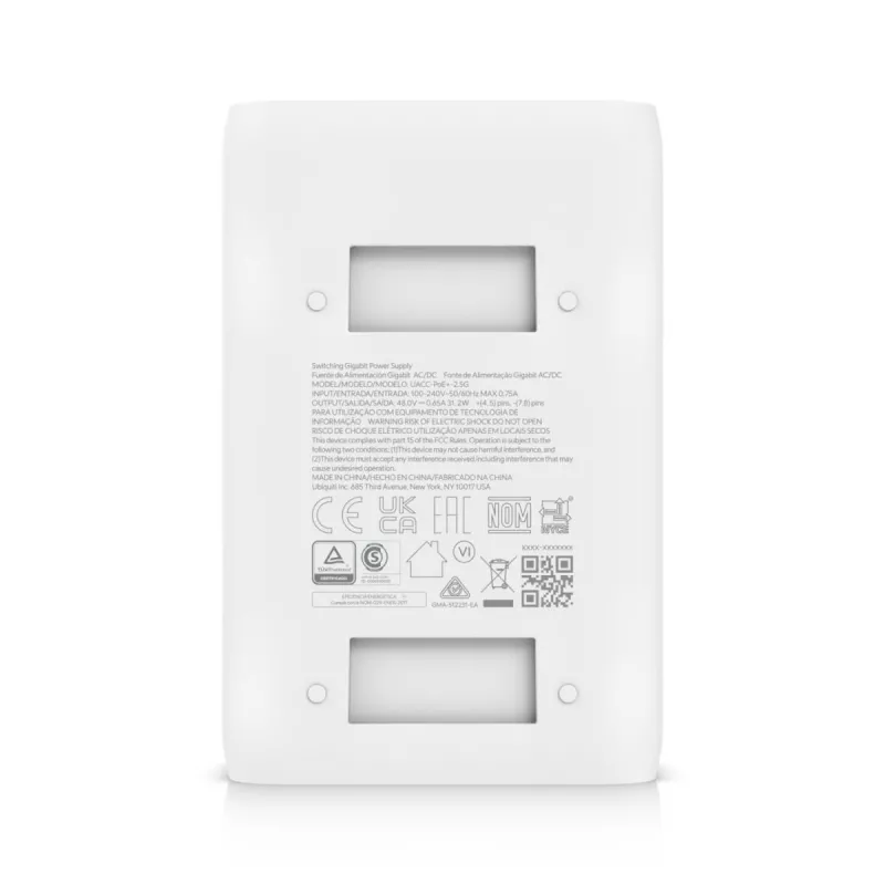 UBIQUITI NETWORKS Inyector PoE 2.5g PoE+ 30w