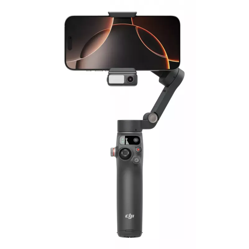 DJI Osmo Mobile 7P estabilizador gimbal para smartphone, estabilización de 3 ejes, ActiveTrack 7.0, varilla telescópica, Bluetooth 5.3, gris oscuro