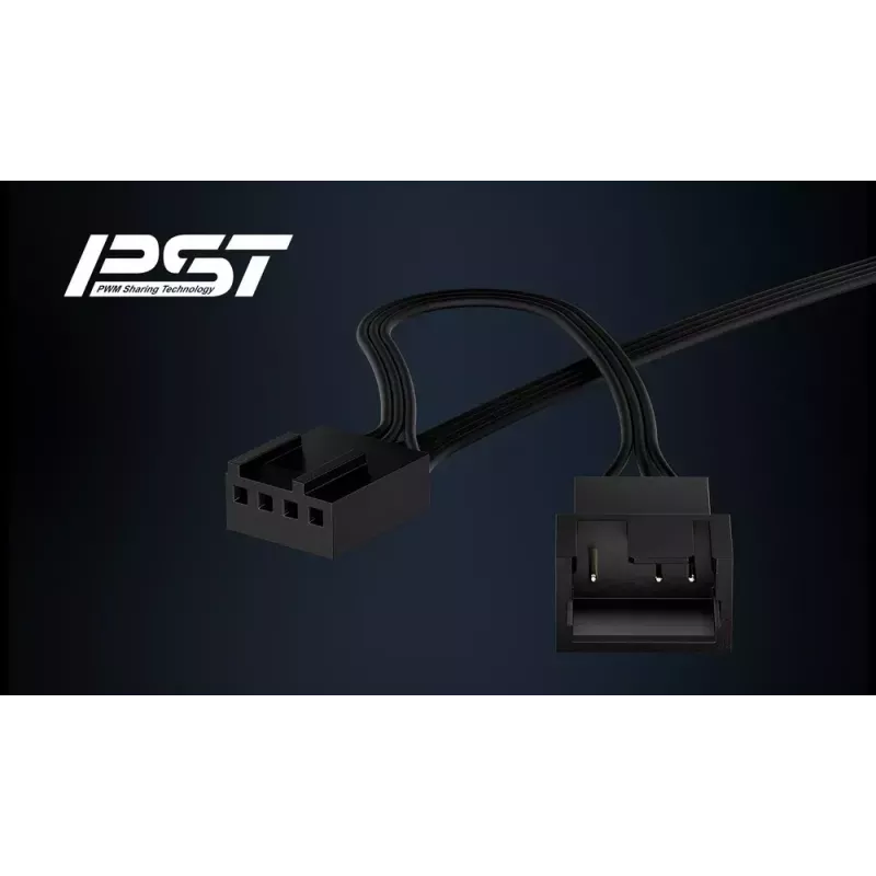 ARCTIC P9 PWM PST CO (Negro) – Ventilador PWM de 92 mm con divisor de cable para funcionamiento continuo