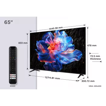 TV TCL V6C 65V6C 165,1 cm (65 pulgadas) 4K Ultra HD Smart TV Wi-Fi Metallic 280 cd/m²