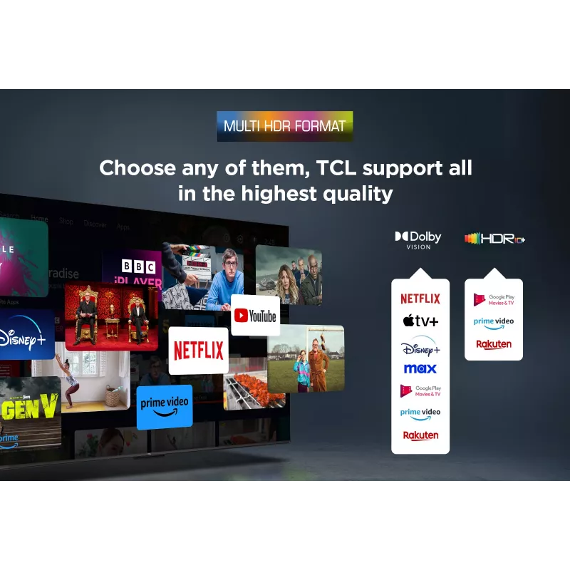 TV TCL V6C 65V6C 165,1 cm (65 pulgadas) 4K Ultra HD Smart TV Wi-Fi Metallic 280 cd/m²