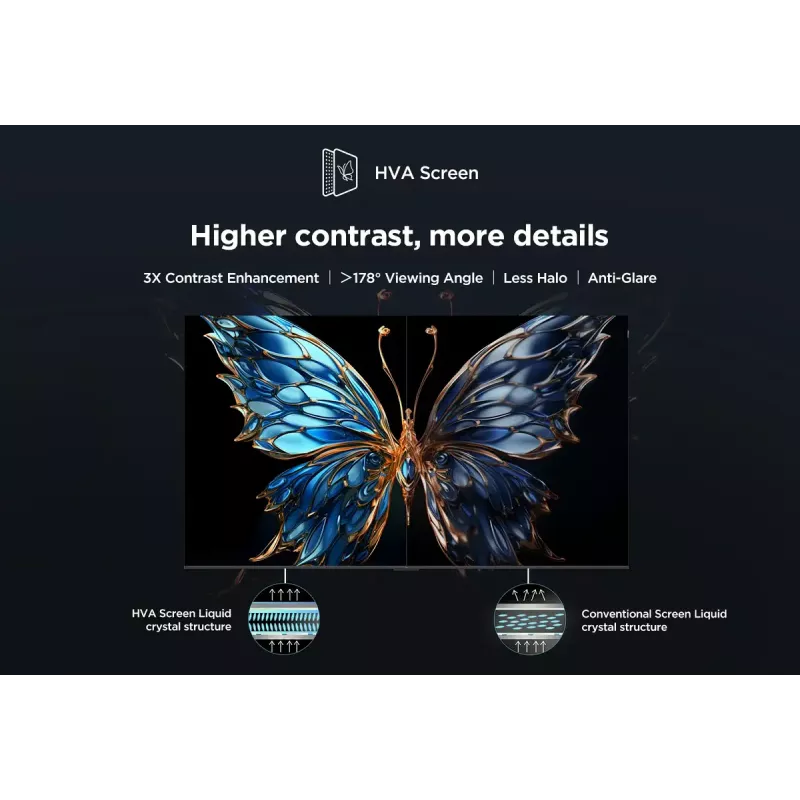 Televisor TCL V6C 43 pulgadas 4K Ultra HD DLED, Direct-LED, Google TV, HDR10+, 3840×2160, 60Hz, 20W
